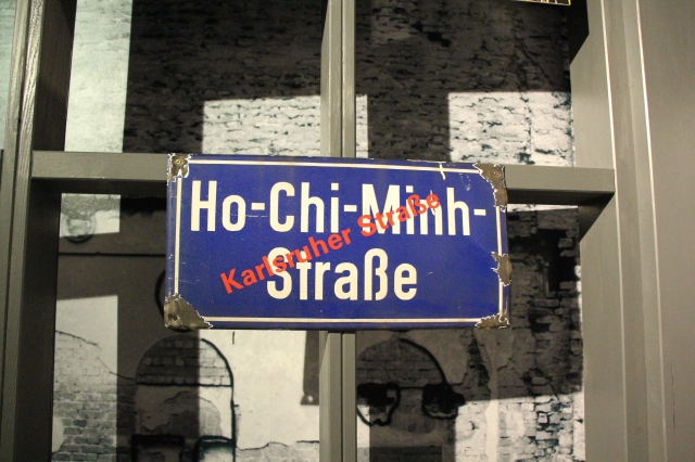 Seen at the Stasi museum, one of several streets that were renamed following the fall of communism.